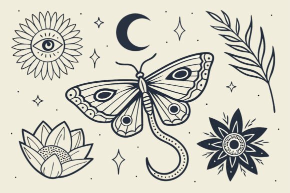Celestial Moth and Floral Symbols Review