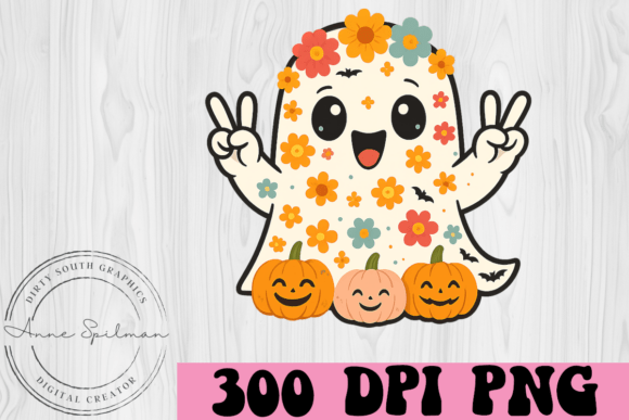Floral Groovy Ghost Jack O Lanterns Review