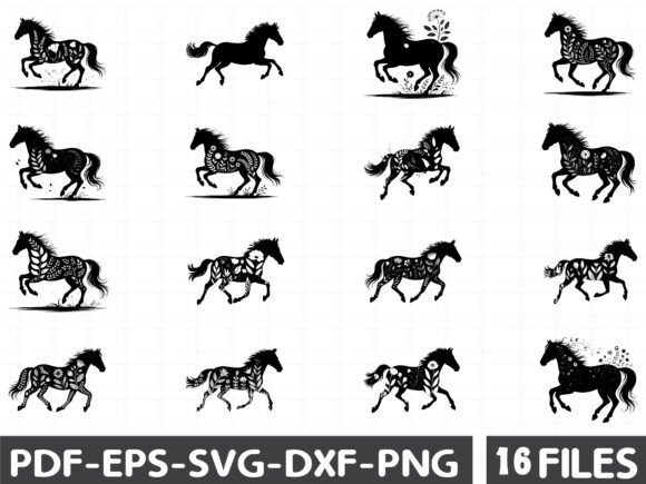 Floral Horse SVG Review for Real Embroidery Work