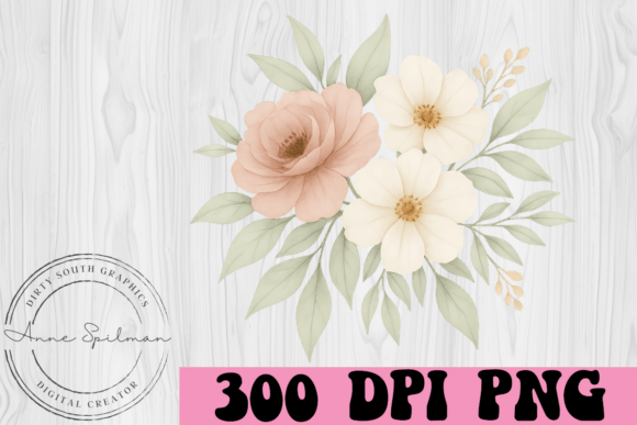 Pastel Floral Arrangement: A Review of Graphics and Illustrations for Modern Brands